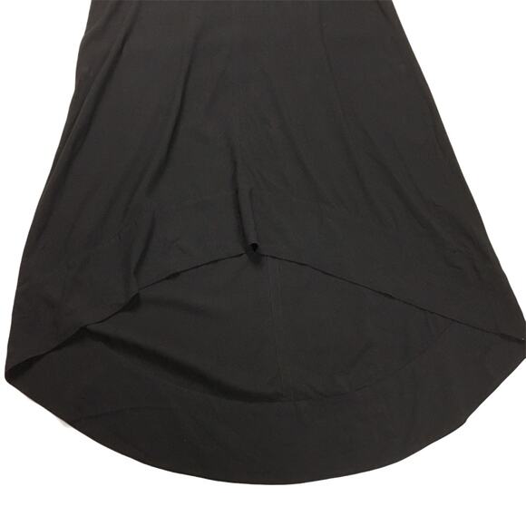James Perse Maxi Dress High-Low Casual‎ Little Black Dress V-Neck Women's 0 XS - Picture 10 of 10